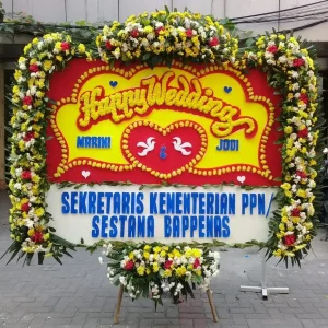Bunga Papan Wedding 27