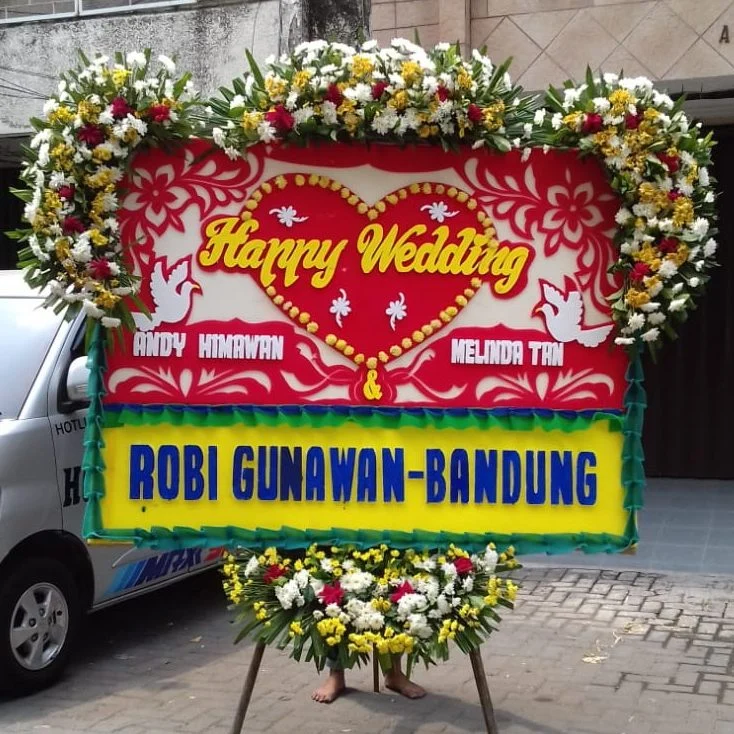 Bunga Papan Wedding