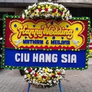 Bunga Papan Wedding 4