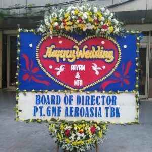 Bunga Papan Wedding 25
