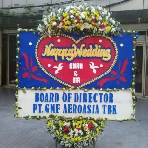 Bunga Papan Wedding 25