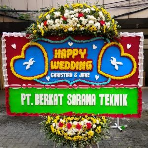 Bunga Papan Wedding 37
