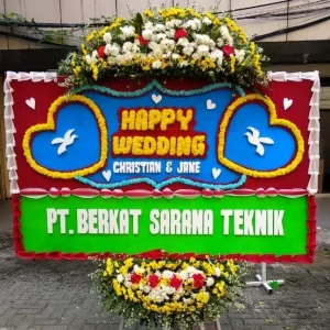 Bunga Papan Wedding 37