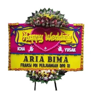 Bunga Papan Wedding 16