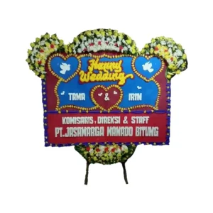 Bunga Papan Wedding 17