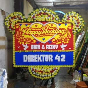 Bunga Papan Wedding 15
