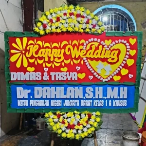 Bunga Papan Wedding 32